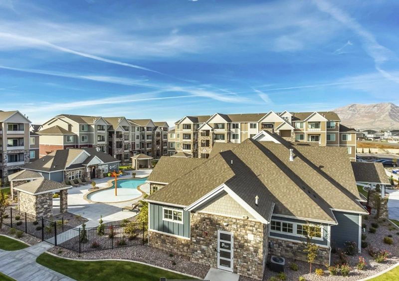 Apartment complex under construction